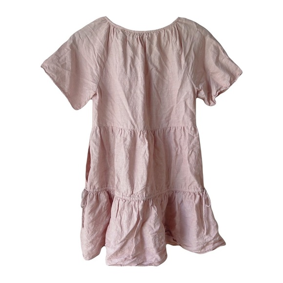 Madewell Lorelei Linen Blend Tiered Mini Dress Sz XS - Picture 5 of 12